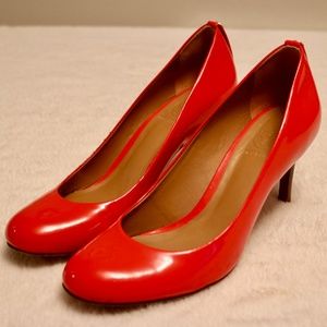 RED TORY BURCH PUMP HEEL SIZE 7